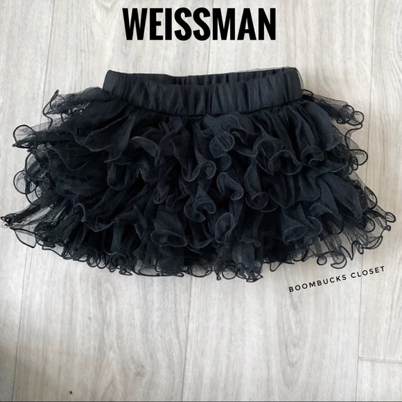 Lot of 2 Weissman Tutu, The Children’s Place Denim Skort, 3T with flower buttons - Picture 4 of 8